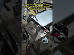 Robot automatic laser welding electrolytic plate cabinet door plate.